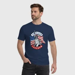 Мужская футболка хлопок American freedom - фото 2