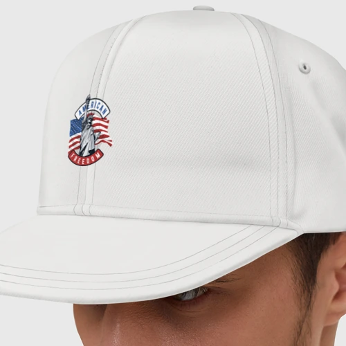 Кепка снепбек с прямым козырьком American freedom