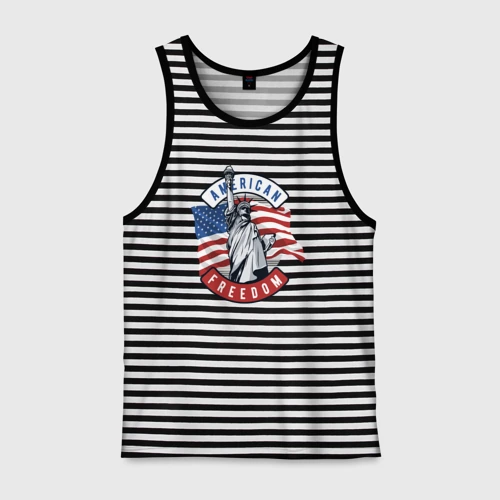 Мужская майка хлопок American freedom