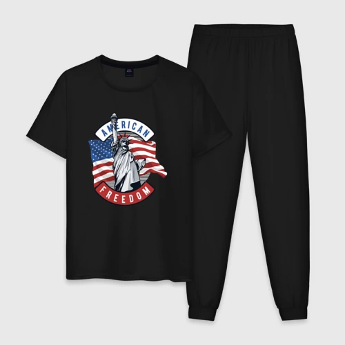 Мужская пижама хлопок American freedom