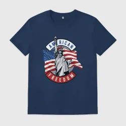 Мужская футболка хлопок American freedom