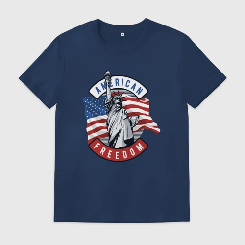 Мужская футболка хлопок American freedom