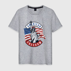 Мужская футболка хлопок American freedom