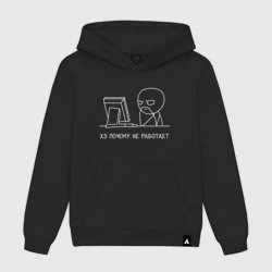 Мужская толстовка хлопок Программист мем