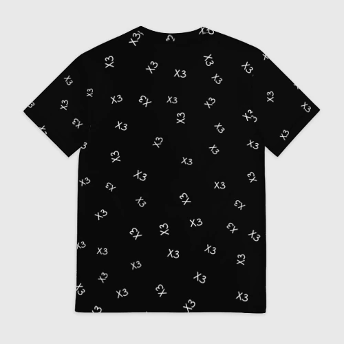 Мужская футболка 3D с принтом Обескураженный программист мем, вид сзади #1