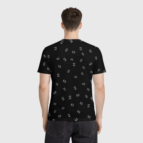 Мужская футболка 3D с принтом Обескураженный программист мем, вид сзади #2