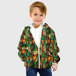 Детская куртка 3D Павлиные перья - фото 2