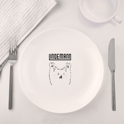 Набор: тарелка + кружка Lindemann - rock cat - фото 2