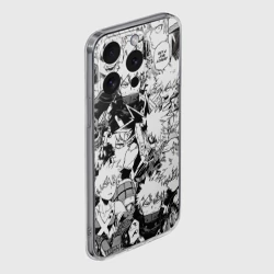 Чехол для iPhone 15 Pro Max силиконовый с защитой камеры Кацуки Бакуго - Моя геройская академия - фото 2