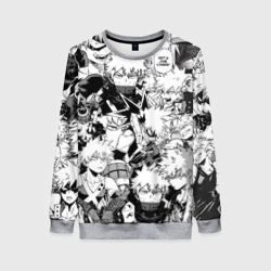 Женский свитшот 3D Кацуки Бакуго - Моя геройская академия