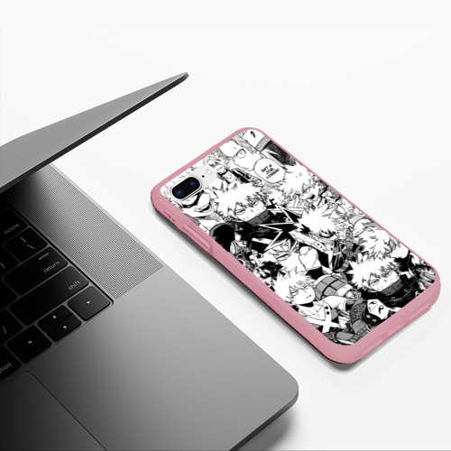Чехол для iPhone 7Plus/8 Plus матовый с принтом Кацуки Бакуго - Моя геройская академия, фото #5