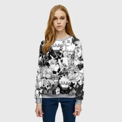 Женский свитшот 3D Кацуки Бакуго - Моя геройская академия - фото 2