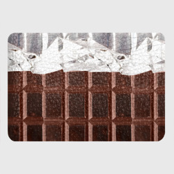 Картхолдер с принтом Темная плитка шоколада в обертке - фото 2