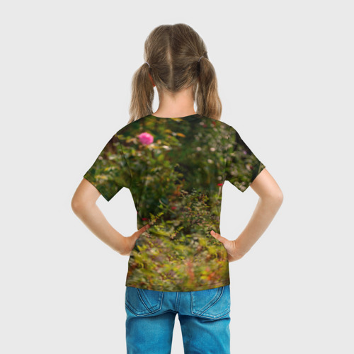 Детская футболка 3D Шелти в траве, цвет 3D печать - фото 6