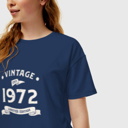 Женская футболка хлопок Oversize Винтаж 1972. Ограниченный выпуск - фото 2