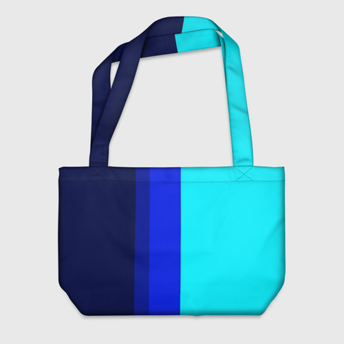 Пляжная сумка 3D Контрастные вертикальные полосы - фото 2