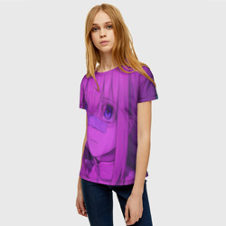 Женская футболка 3D Одинокий рокер - фото 2