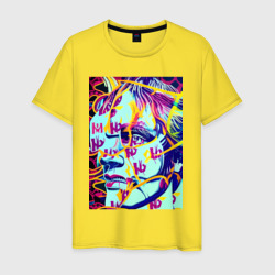 Мужская футболка хлопок Andy Warhol - pop art  self-portrait