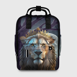 Женский рюкзак 3D Король лев в ночи