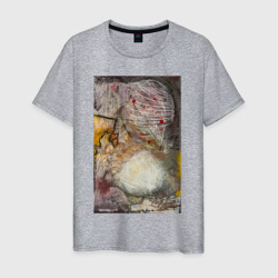Мужская футболка хлопок Autumn abstraction