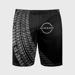 Мужские шорты спортивные Nissan tire tracks