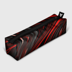 Пенал школьный 3D Black and red    abstract