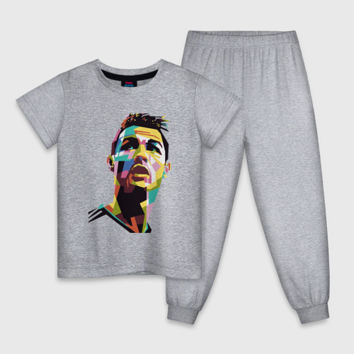 Детская пижама хлопок Ronaldo color, цвет меланж