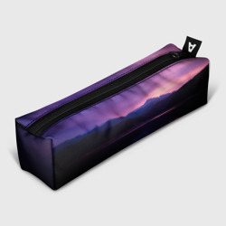 Пенал школьный 3D Тёмное фиолетовое небо и озеро
