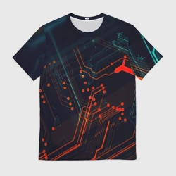 Мужская футболка 3D Технофон