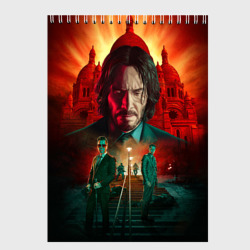 Скетчбук John Wick catholic church Paris