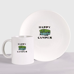 Набор: тарелка + кружка Camper