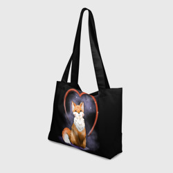 Пляжная сумка 3D Милая лисица кицунэ - фото 2