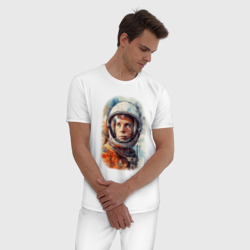 Мужская пижама хлопок Первый в космосе - Гагарин - фото 2