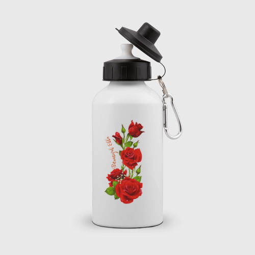 Бутылка спортивная Прекрасная Элла - букет из роз