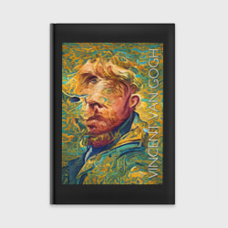 Abstract Vincent van Gogh - surrealism self-portrait  – Ежедневник с принтом купить