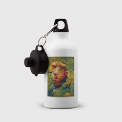 Бутылка спортивная Vincent van Gogh - self-portrait - neural network - фото 2