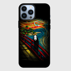 Чехол для iPhone 13 Pro Max Унесенные призраками Безликий бог в стиле Ван Гога