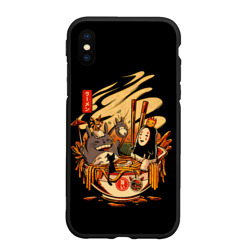Чехол для iPhone XS Max матовый Персонажи Хаяо Миядзаки