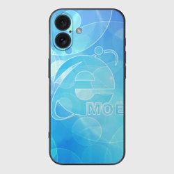 Чехол для iPhone 16 силиконовый с защитой камеры Ё моё - прикол надпись емае