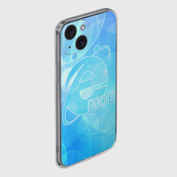 Чехол для iPhone 15 силиконовый с защитой камеры Ё моё - прикол надпись емае - фото 2