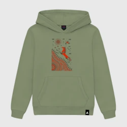 Женская толстовка хлопок Мезенский конь