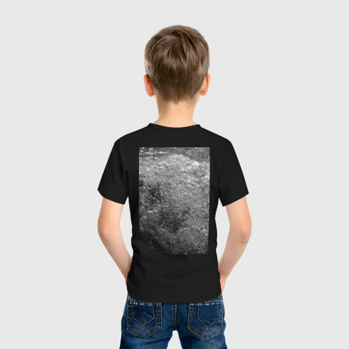 Детская футболка хлопок Чёрные пузыри, цвет черный - фото 4