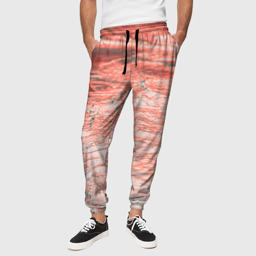 Мужские брюки 3D Розовая кислота, цвет 3D печать - фото 4