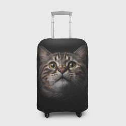 Чехол для чемодана 3D Крупная морда кота