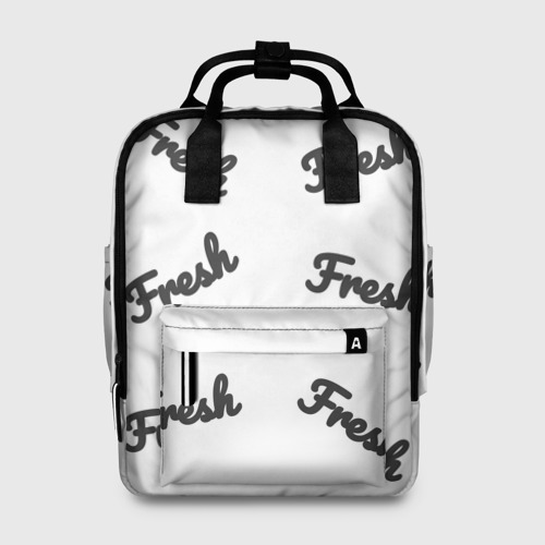 Женский рюкзак 3D с принтом Fresh, вид спереди #2