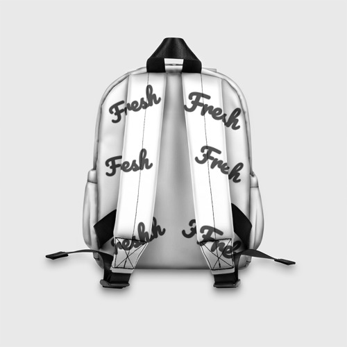 Детский рюкзак 3D с принтом Fresh, вид сзади #2
