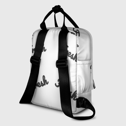 Женский рюкзак 3D с принтом Fresh, вид сзади #1