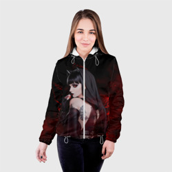 Женская куртка 3D Готическая вампирша в демоническом стиле - фото 2