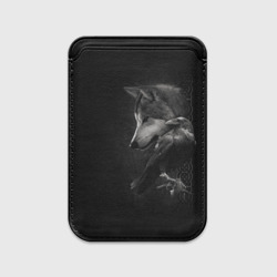 Картхолдер Magsafe магнитный Волк и ворон
