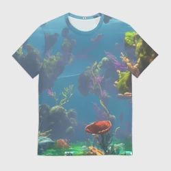 Мужская футболка 3D Subnautica game